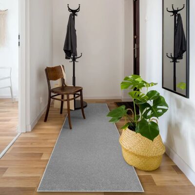 Tapis gris Eton - RUGSX 152 pour couloir - Publicité Tapis gris Eton - RUGSX 152 pour couloir - Publicité