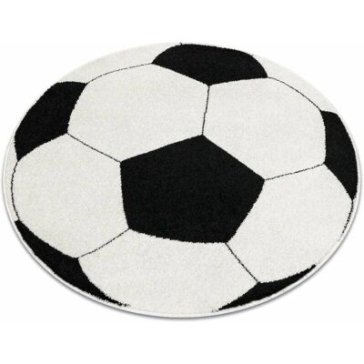 Dywany Łuszczów Círculo Plateado Alfombra de fútbol - 100cm Dywany Łuszczów Círculo Plateado Alfombra de fútbol - 100cm