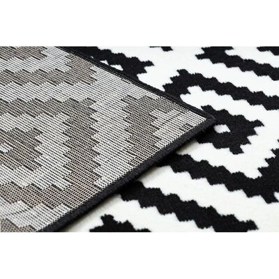 Morad RUTA Diamonds Carpet - Geometric Black Cream - Carpet Morad RUTA Diamonds Carpet - Geometric Black Cream - Carpet