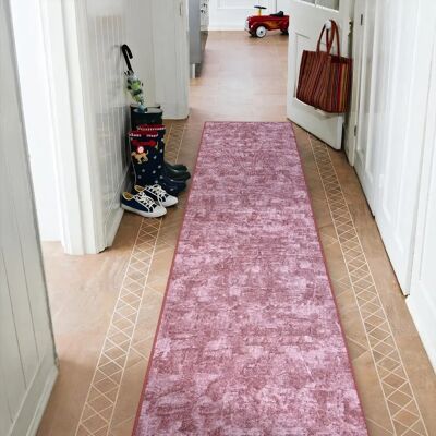 RugsX Pasillo Rosa Rubor - 50x330cm - Alfombra RugsX Pasillo Rosa Rubor - 50x330cm - Alfombra
