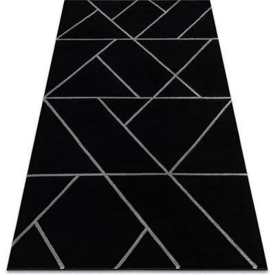 Dywany Łuszczów Emerald Teppich - Schwarz / Silber - 140x190 cm - Teppich Dywany Łuszczów Emerald Teppich - Schwarz / Silber - 140x190 cm - Teppich
