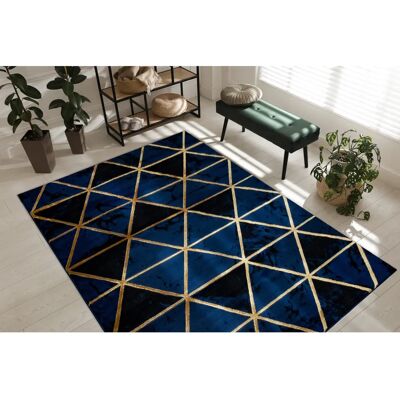 Dywany Łuszczów EMERALD Carpet 1020 navy / gold blue - Χαλί Dywany Łuszczów EMERALD Carpet 1020 navy / gold blue - Χαλί