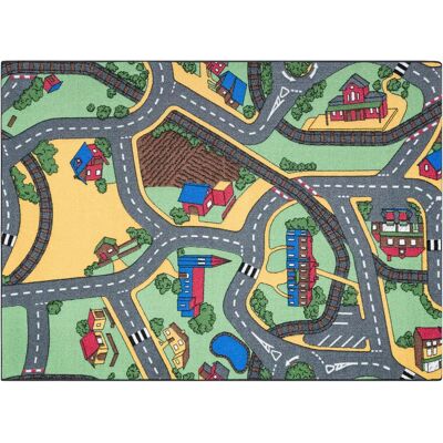 Tappeto Playtime 95 Piccolo paese REBEL ROADS - Sicuro Antiscivolo Tappeto Playtime 95 Piccolo paese REBEL ROADS - Sicuro Antiscivolo