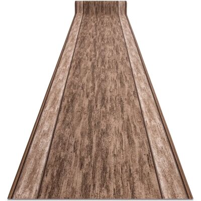 RugsX Alfombra de pasillo antideslizante marrón 67x220 cm - Alfombra de corredor RugsX Alfombra de pasillo antideslizante marrón 67x220 cm - Alfombra de corredor