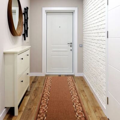 Tapis de Couloir Modèle Bombay Beige Foncé - Runner Rug - Publicité Tapis de Couloir Modèle Bombay Beige Foncé - Runner Rug - Publicité