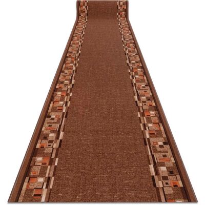 Pasillo de Alfombra Bombay Marrón - Antideslizante, 67x430 cm Pasillo de Alfombra Bombay Marrón - Antideslizante, 67x430 cm