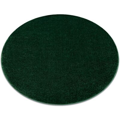 RugsX Forestgrüner Softy Teppich - Kreis 120cm - Langlebig & Weich RugsX Forestgrüner Softy Teppich - Kreis 120cm - Langlebig & Weich