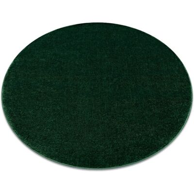 RugsX Softy Circle Forest Green Carpet - 150 cm RugsX Softy Circle Forest Green Carpet - 150 cm