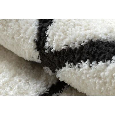 RugsX - Modelo 8377 Crema/Negro Alfombra Geométrica Moderna - Alfombra RugsX - Modelo 8377 Crema/Negro Alfombra Geométrica Moderna - Alfombra