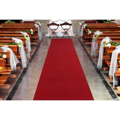 RugsX RUMBA Pasillo Antideslizante - Rojo 60cm x 790cm - Pasillo y Cocina RugsX RUMBA Pasillo Antideslizante - Rojo 60cm x 790cm - Pasillo y Cocina