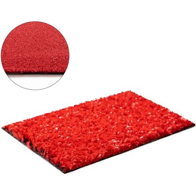 DYWANY LUSZCZOW Artificial Grass 200x200 cm - Polypropylene - Red - Garden Turf DYWANY LUSZCZOW Artificial Grass 200x200 cm - Polypropylene - Red - Garden Turf