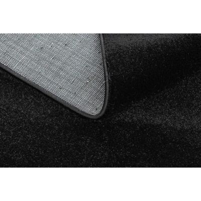 Alfombra Softy Negra de RugsX - 280x370 cm - Polipropileno - Densa y Suave Alfombra Softy Negra de RugsX - 280x370 cm - Polipropileno - Densa y Suave