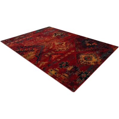 RugsX Alfombra de Lana POLONIA Bali Rojo Rubí - Alfombra de Lana RugsX Alfombra de Lana POLONIA Bali Rojo Rubí - Alfombra de Lana