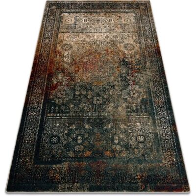 RugsX Wool Carpet Omega Mamluk Rosette Vintage Emerald Green - Carpet RugsX Wool Carpet Omega Mamluk Rosette Vintage Emerald Green - Carpet