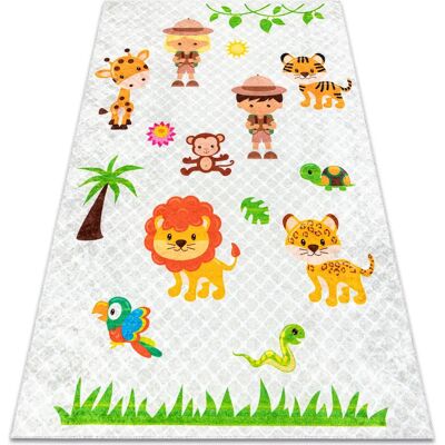 RugsX Junior Safari Γκρί 160x220cm - Χαλί RugsX Junior Safari Γκρί 160x220cm - Χαλί