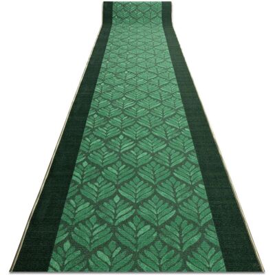 Pasillo antideslizante con hojas verde 67x230cm - RugsX Pasillo antideslizante con hojas verde 67x230cm - RugsX