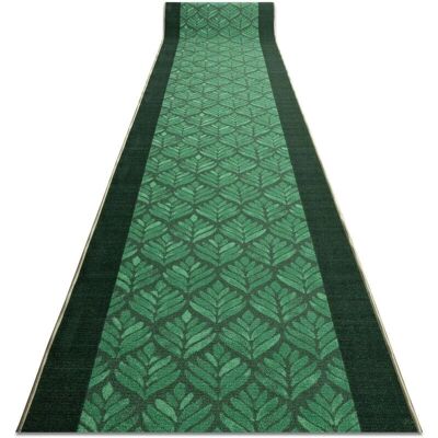 RugsX Corrido de Hojas Verdes - Alfombra Antideslizante para Calefacción RugsX Corrido de Hojas Verdes - Alfombra Antideslizante para Calefacción