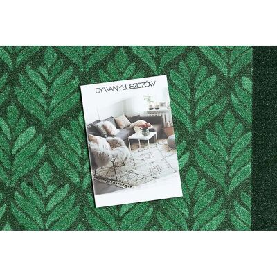 Alfombra de Pasillo RugsX - Antideslizante Hojas - Verde 110cm - 110x620 cm Alfombra de Pasillo RugsX - Antideslizante Hojas - Verde 110cm - 110x620 cm