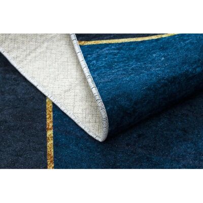 Alfombra lavable MIRO 52097.801 Geométrico antideslizante - azul 80x150 cm Alfombra lavable MIRO 52097.801 Geométrico antideslizante - azul 80x150 cm