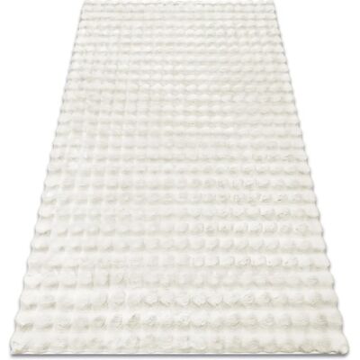 RugsX - Tappeto bubble bianco imitazione pelliccia di coniglio 3D RugsX - Tappeto bubble bianco imitazione pelliccia di coniglio 3D
