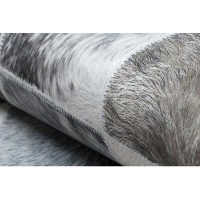 RugsX Alfombra Patchwork de Piel de Vaca gris - 120x170 cm - Alfombra RugsX Alfombra Patchwork de Piel de Vaca gris - 120x170 cm - Alfombra