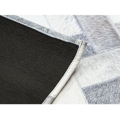 RugsX Γκρι Χαλί με Μίξη Δέρματος Αγελάδας - 120x170cm - Χαλί RugsX Γκρι Χαλί με Μίξη Δέρματος Αγελάδας - 120x170cm - Χαλί