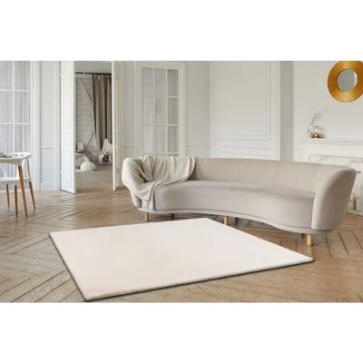RugsX Alfombra Moderna Teddy New Beige - Peluche Gruesa 80x150cm RugsX Alfombra Moderna Teddy New Beige - Peluche Gruesa 80x150cm