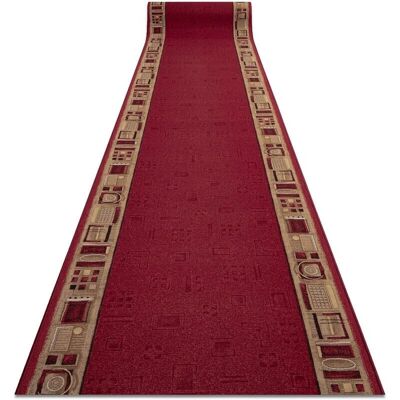 RugsX JENA Burdeos Pasillo - Antideslizante 67x250cm RugsX JENA Burdeos Pasillo - Antideslizante 67x250cm