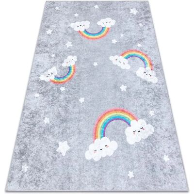 RugsX Junior Nubes Arcoíris 140x190cm - Alfombra RugsX Junior Nubes Arcoíris 140x190cm - Alfombra