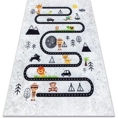 RugsX Junior Animal Street Carpet - Rug, Non-slip, Washable RugsX Junior Animal Street Carpet - Rug, Non-slip, Washable