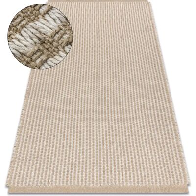 RugsX Cream / Beige Flat-Woven Jute Carpet - 140x190cm RugsX Cream / Beige Flat-Woven Jute Carpet - 140x190cm