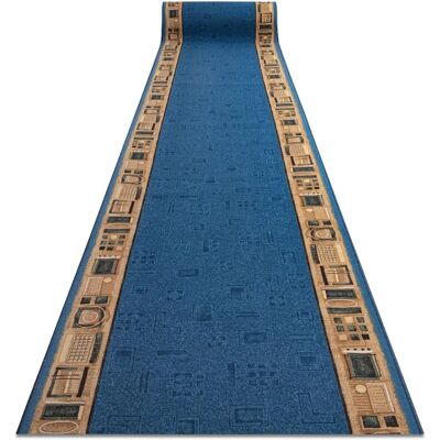 RugsX Pasillo Antideslizante JENA Azul - Alfombra RugsX Pasillo Antideslizante JENA Azul - Alfombra
