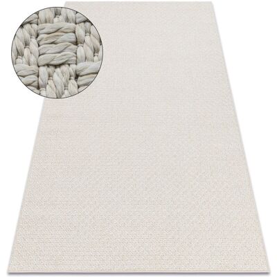 RugsX Alfombra de sisal plano crema - 78x150cm RugsX Alfombra de sisal plano crema - 78x150cm
