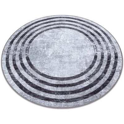 RugsX MIRO 51231.806 Gris/Negro Antideslizante 100cm - Alfombra RugsX MIRO 51231.806 Gris/Negro Antideslizante 100cm - Alfombra