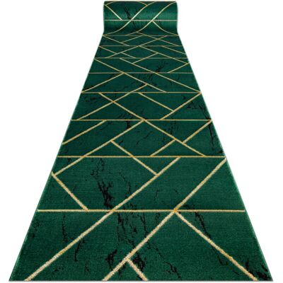 RugsX Pasillo Geométrico Verde Esmeralda - Alfombra RugsX Pasillo Geométrico Verde Esmeralda - Alfombra