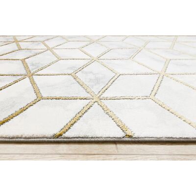 RugsX Pasillo Emerald 1014 - Alfombra Crema/Dorado Elegante RugsX Pasillo Emerald 1014 - Alfombra Crema/Dorado Elegante