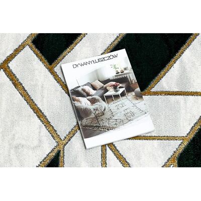 RugsX - Pasillo Emerald 1015 - Verde Geométrico - 100x280 cm - Pasillo RugsX - Pasillo Emerald 1015 - Verde Geométrico - 100x280 cm - Pasillo