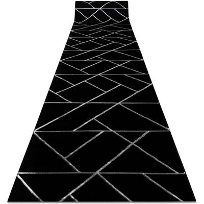 RugsX Emerald Pasillo 7543 Plata Negro Glamour - Alfombra de Pasillo RugsX Emerald Pasillo 7543 Plata Negro Glamour - Alfombra de Pasillo