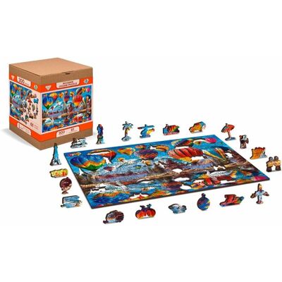 Wooden City Ekologické 2-v-1 Puzzle - 300 Dílů Wooden City Ekologické 2-v-1 Puzzle - 300 Dílů
