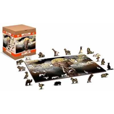 Wooden City Elephant Dreams 2v1 Puzzle - Výzva a zábava Wooden City Elephant Dreams 2v1 Puzzle - Výzva a zábava
