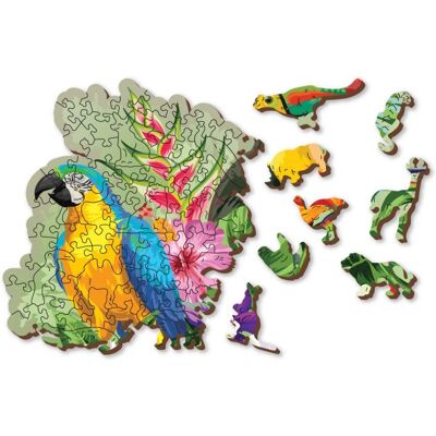 WOODEN.CITY 0046-L Tropisches Tierpuzzle - Puzzle WOODEN.CITY 0046-L Tropisches Tierpuzzle - Puzzle