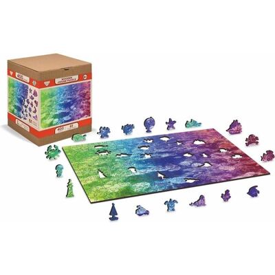 Wooden City Korallenriff Puzzle Eco 2-in-1 100 Stück Wooden City Korallenriff Puzzle Eco 2-in-1 100 Stück