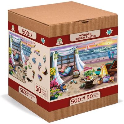 Wooden City Sommerzeit 2in1 Puzzle - Öko, 505 Stück Wooden City Sommerzeit 2in1 Puzzle - Öko, 505 Stück