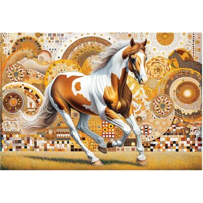 Wooden City Puzzle - ELEGANT HORSE - Holzpuzzle - 8+ Wooden City Puzzle - ELEGANT HORSE - Holzpuzzle - 8+