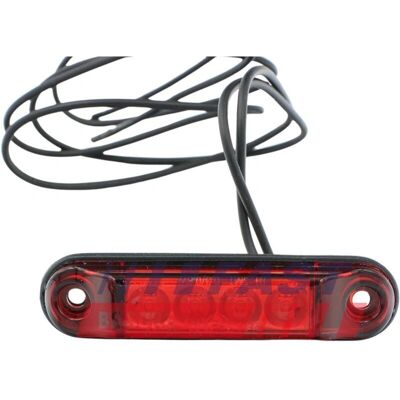 FAST Seitenmarkierungsleuchte - rot - LED - 77,5mm - Side Marker Light FAST Seitenmarkierungsleuchte - rot - LED - 77,5mm - Side Marker Light