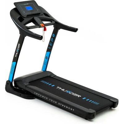 Tapis roulant électrique THUNDER PHENOM-S-BLACK - 18 km/h, Bluetooth, LCD - Publicité Tapis roulant électrique THUNDER PHENOM-S-BLACK - 18 km/h, Bluetooth, LCD - Publicité