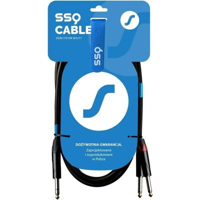 Sound station quality (SSQ) Modell SS-1453 Kabel Jack Stereo - 2M Schwarz Sound station quality (SSQ) Modell SS-1453 Kabel Jack Stereo - 2M Schwarz