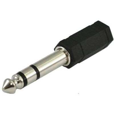 Sound station quality (SSQ) SS-1820 Stereo-Adapter - 3,5 mm Female auf 6,3 mm Männlich Schwarz Sound station quality (SSQ) SS-1820 Stereo-Adapter - 3,5 mm Female auf 6,3 mm Männlich Schwarz