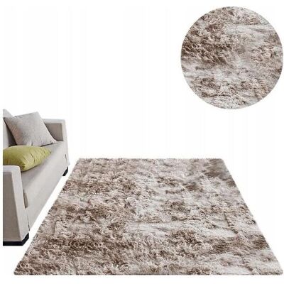 Strado - Teppich Ombre Shaggy 200x260 - beige - Rug - Publicité Strado - Teppich Ombre Shaggy 200x260 - beige - Rug - Publicité