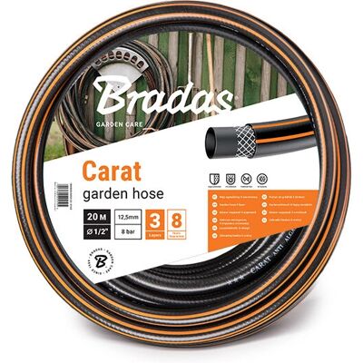 Bradas Wąż Ogrodowy 25m PVC - Wąż, 3/4', Odporność na warunki pogodowe - Wąż ogrodowy Bradas Wąż Ogrodowy 25m PVC - Wąż, 3/4', Odporność na warunki pogodowe - Wąż ogrodowy